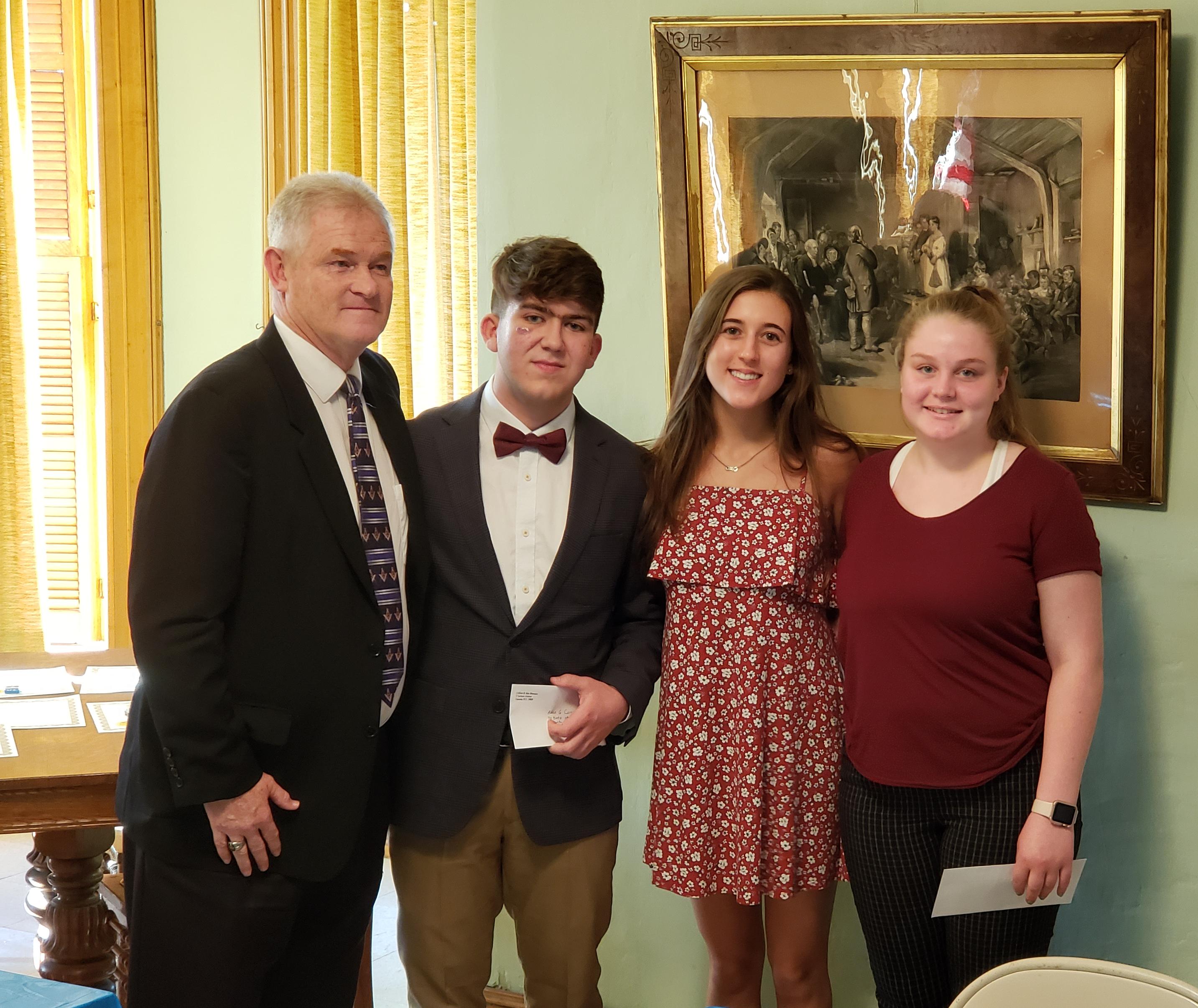 L-R:  Alex Brannan (Chairman), Aben Gray Carrington, Aidan E. Forbes, and Ashley Harrington